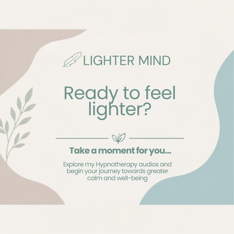 Hypnosis Support Audios | Lighter Mind 
